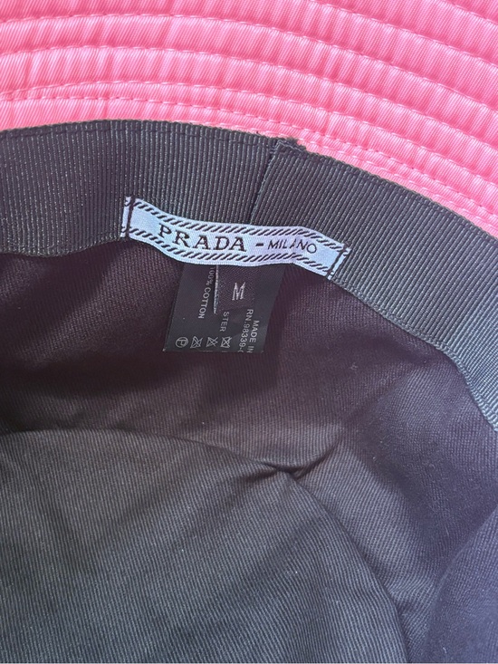 Prada Hot Pink and Black Bucket Hat